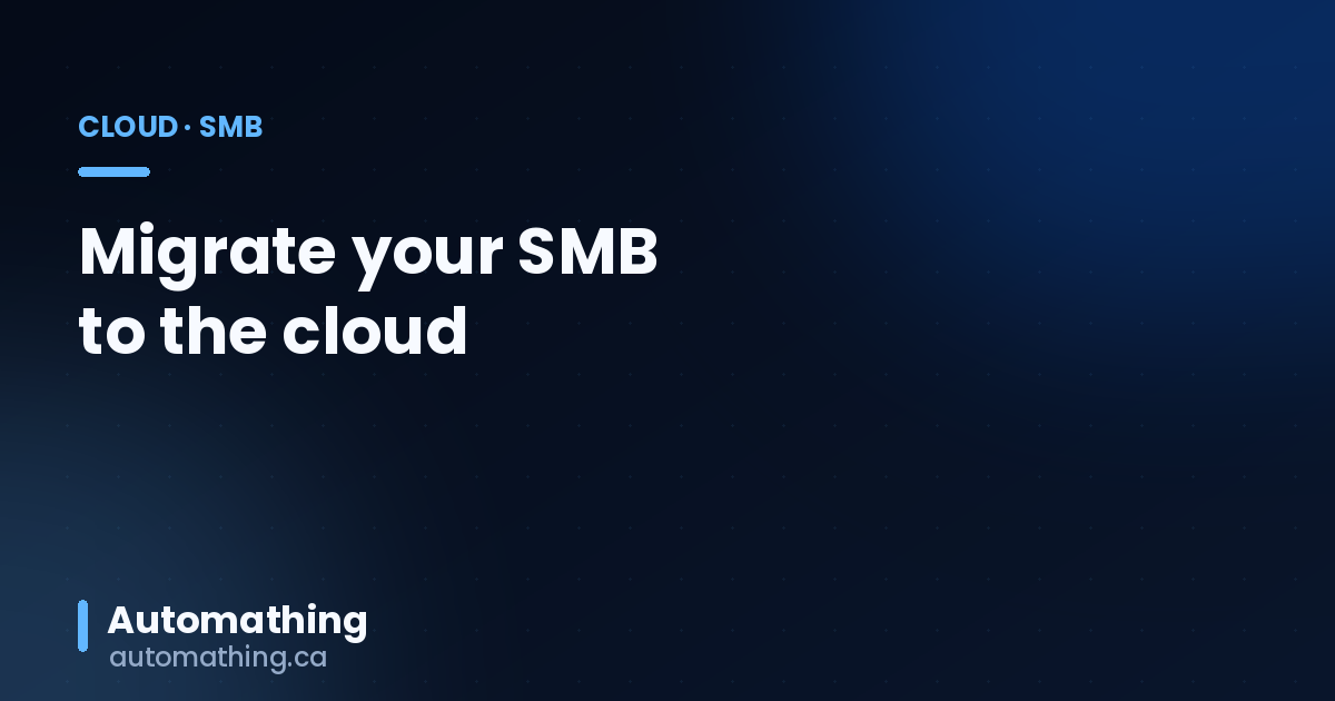 Cloud Migration for Quebec SMEs